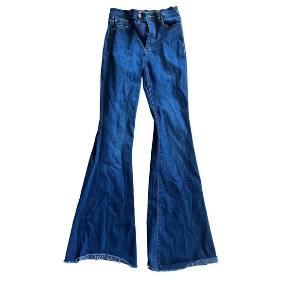 DL1961 Premium Denim Rachel Flare High Rise Instasculpt Jeans in Foster Size 26  - Picture 2 of 9